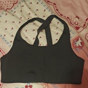 Girlfriend Collective Charcoal Sports Bra
